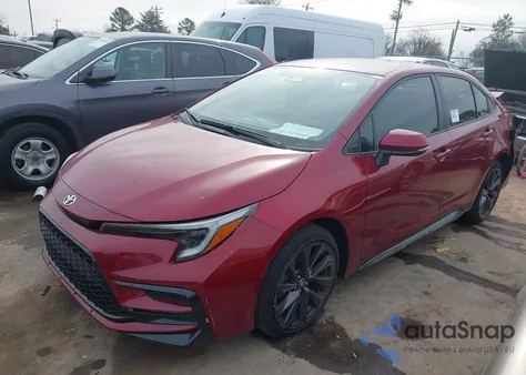 2026 Toyota Corolla Hybrid Hybrid Se from USA, damaged, VIN JTDBCMFE2T3118080